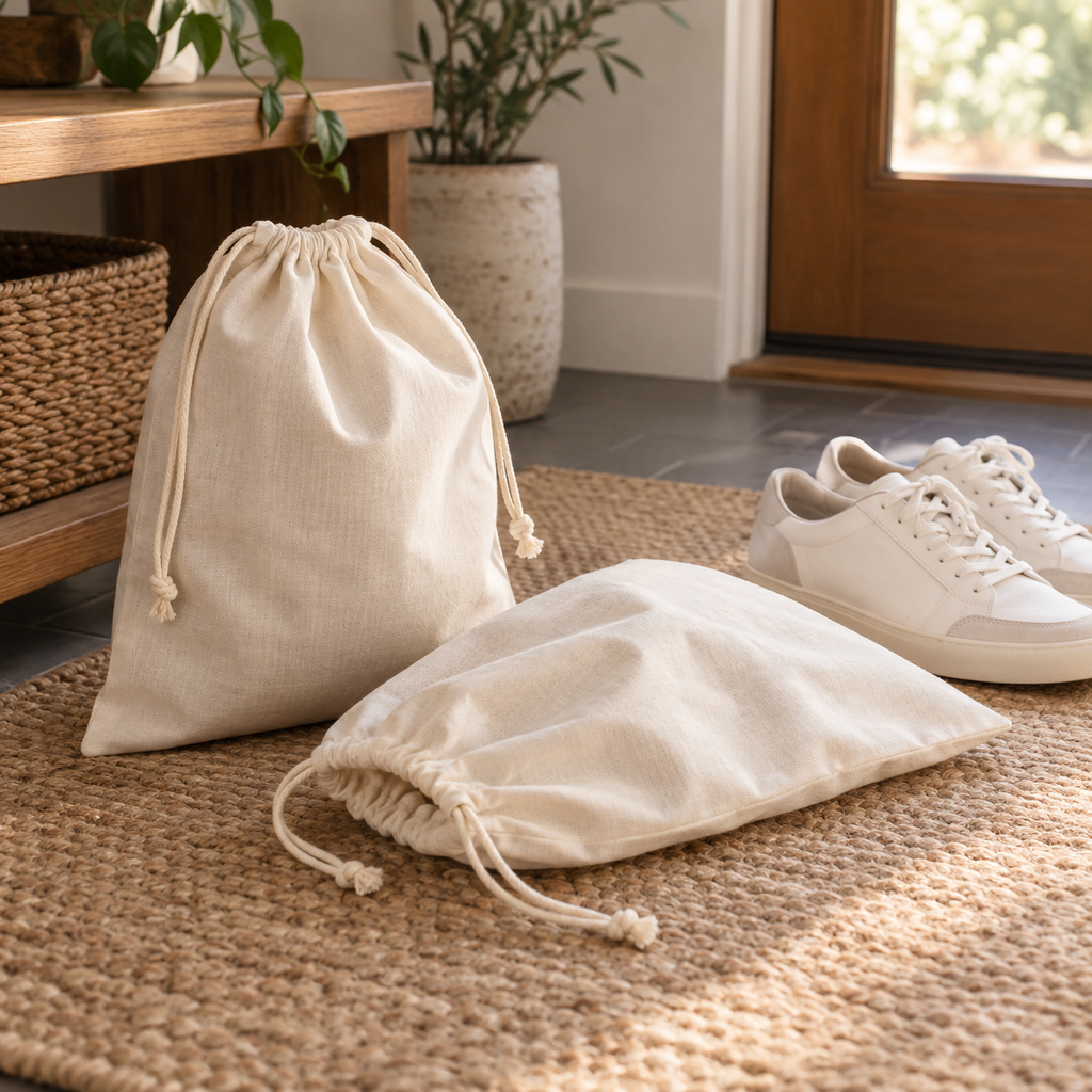Cotton Shoe Dust Bag Set